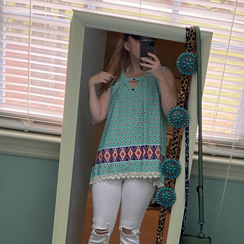 Blue blouse